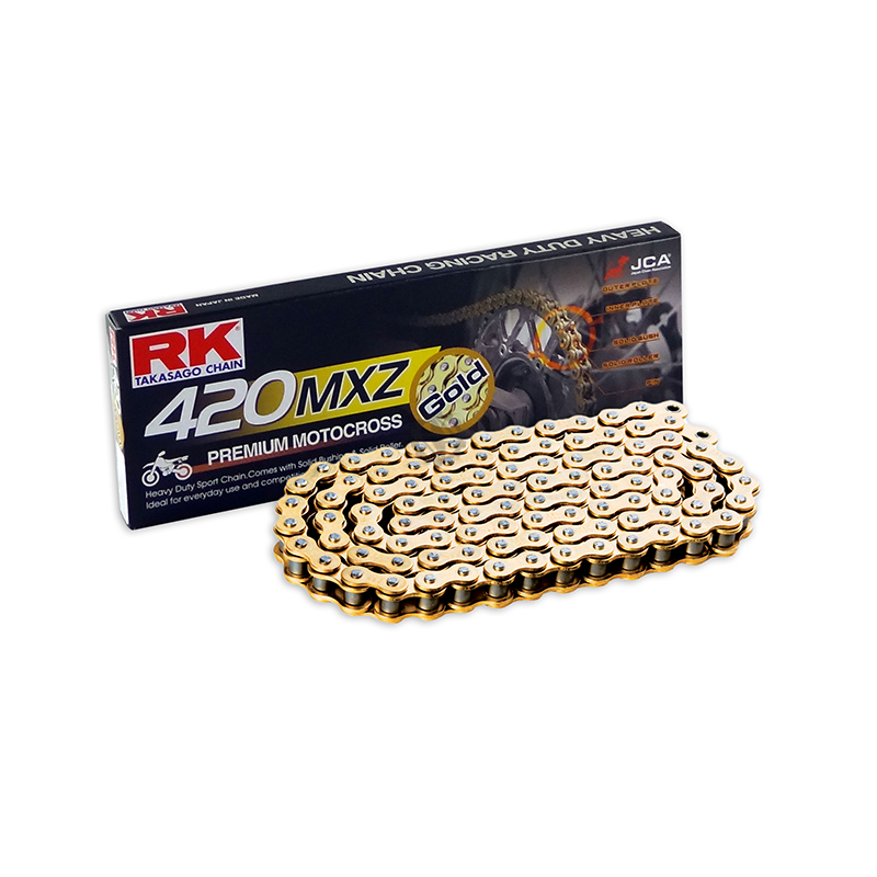 Chains / Sprockets / Belts - Chain RK MXZ 420 Special Racing 120 li...
