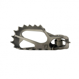 Foot peg titanium Left...